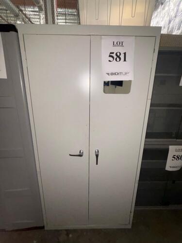 Set of 3 Tall Storage Cabinets