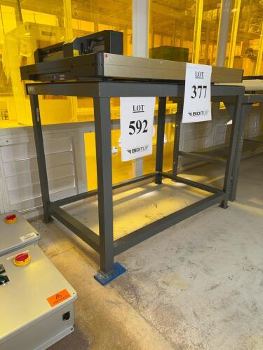 Little Giant Industrial Steel Workbench, Gray