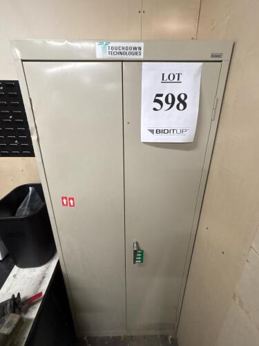 Industrial Storage Cabinets, Drawer Organizer & Shelving with Assorted Plumbing Supplies