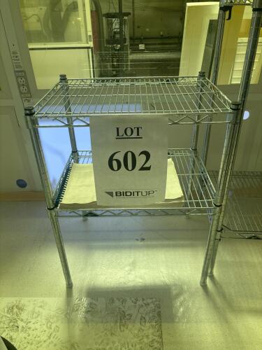 Chrome Wire Shelving Units Lot &ndash; Assorted Sizes, 2&ndash;4 Shelves Each, Steel