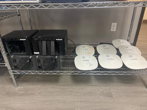 Aruba Wireless Access Points Lot and 2x Synology DX510 5-Bay NAS Expansion Units w/ PSUs