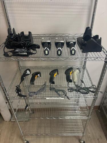 Zebra TC8000 Android Mobile Computers & DS2208/LS2208 USB Barcode Scanners w/ Charging Cradles