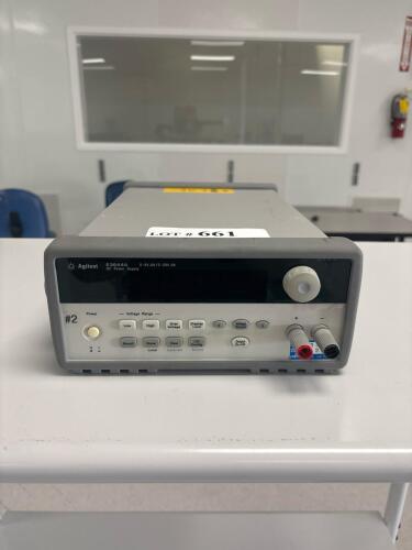 Agilent E3644A Programmable DC Power Supply, 0-8V/8A, 0-20V/4A, 80W, RS-232/GPIB, SN: MY61300049