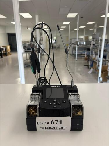 JBC NANE-1C Nano Soldering Station, 120V, Dual Port, LCD Screen, SN 213885-142