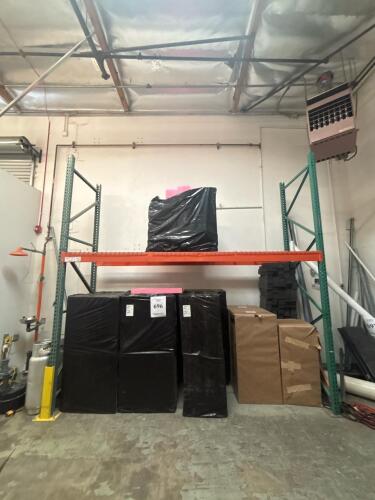 (3) Sections of Teardrop Pallet Racking
