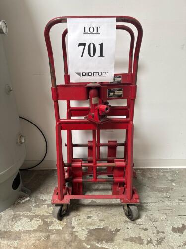 Rol-A-Lift M2 Heavy-Duty Hydraulic Machine Movers, 2,000 lbs Capacity, Adjustable Forks