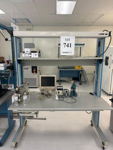 IAC Industries Dimension 4 Workbench, 62" x 30"x75", Adjustable Height