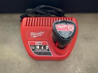 MILWAUKEE 3/8&rdquo; DIGITAL TORQUE WRENCH <br/>CAT NO: 2465-20<br/>W/ MILWAUKEE CHARGER AND BATTERY (LOCATION: GIGAFACTORY BACK WAREHOUSE) - 2