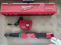MILWAUKEE 3/8&rdquo; DIGITAL TORQUE WRENCH <br/>CAT NO: 2465-20<br/>W/ CHARGER AND BATTERY (LOCATION: GIGAFACTORY BACK WAREHOUSE)