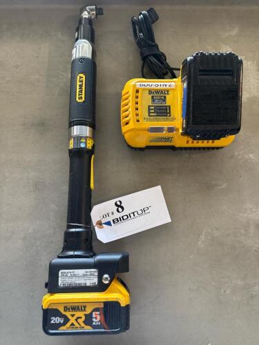 STANLEY TORQUE WRENCH <br/>RPM:460<br/>VARIANT: 1086981<br/>MODEL: B23LA13-17<br/>W/ DEWALT BATTERY AND CHARGER (LOCATION: GIGAFACTORY BACK WAREHOUSE)