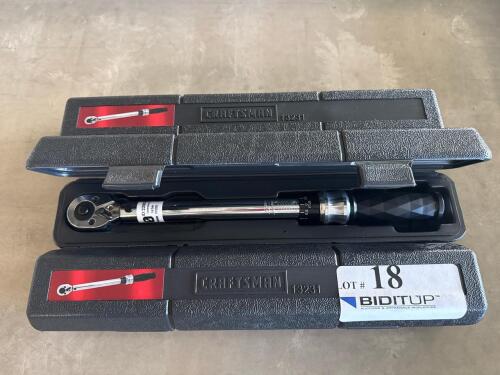 (3) CRAFTSMAN ADJUSTABLE TORQUE WRENCH<br/>MODEL: 13231 (LOCATION: GIGAFACTORY BACK WAREHOUSE)