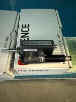 LOT OF ASSORTED KEYENCE ACCESSORIES; (4) SENSOR HEAD-HIGH PRECISION MODEL: GT2-A12KL; (4) PHOTOELECTRIC SENSORS MODEL: PZ-G42EN; (2)LUSTER CANCELING ATTACHMENT MODEL: LR-WA1 (LOCATION: BACKROOM GIGAFACTORY) - 2