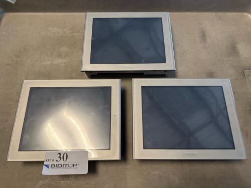 (3) PROFACE SCREEN MODEL: 358130-01 (LOCATION: BACKROOM GIGAFACTORY)