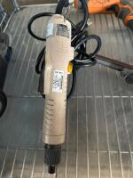 LOT OF ASSORTED TOOLS;<br/>STEINEL HEAT GUN MODEL: HL 1810 S; DYNABRADE ELETRIC DYNAFILE MODEL: 40605; DREMEL MULTI MAX MODEL: MM30; ELETRIC TORQUE SCREWDRIVER MODEL: VZ-3012; RIDGID CORDED DRILL MODEL: R7001 (LOCATION: BACKROOM GIGAFACTORY) - 5