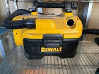 LOT OF ASSORTED VACUUMS; (2) DEWALT WET/DRY VACCUMS; (1) MAKITA BACKPACK VACCUM MODEL: XCV09; (1) MAKITA WET/DRY VACCUM MODEL: XCV11 (LOCATION: BACKROOM GIGAFACTORY) - 2