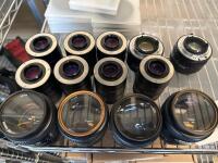LOT OF ASSORTED NIKON AND FUJINON LENSES FOR PARTS (LOCATION: BACKROOM GIGAFACTORY) - 2