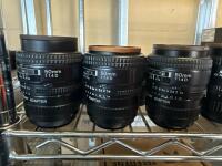 LOT OF ASSORTED NIKON AND FUJINON LENSES FOR PARTS (LOCATION: BACKROOM GIGAFACTORY) - 3