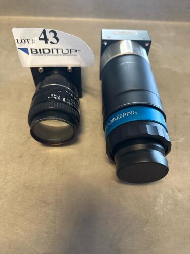 SUFI DIGITAL LINE SCAN CAMERA W/ NIKON AF NIKKOR 50MM LENS; TELEDYNE DALSA LINE SCAN CAMERA W/OPTO ENGINEERING BI- TELECENTRIC LENS (LOCATION: BACKROOM GIGAFACTORY)