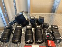 LOT OF ASSORTED CAMERAS FOR PARTS (LOCATION: BACKROOM GIGAFACTORY) - 2