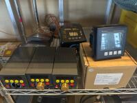 (2) MOXA SERIAL DEVICE SERVER MODEL: NPORT 5110, (3) FASCON I/O CONTROL, ACCUENERGY ACUVIM-CL-D-60 MULTIFUNCTION POWER METER, SICK SENSOR VT180-N142 (LOCATION: BACKROOM GIGAFACTORY) - 2