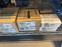 LOT OF ASSORTED MITSUBISHI PARTS, Q68AD-G, Q6DIN1, MR-J3-40A AND (4) MITSUBISHI BASE UNITS (LOCATION: BACKROOM GIGAFACTORY) - 3
