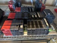 LOT OF ASSORTED MITSUBISHI PARTS, Q68AD-G, Q6DIN1, MR-J3-40A AND (4) MITSUBISHI BASE UNITS (LOCATION: BACKROOM GIGAFACTORY) - 4