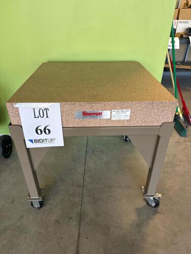 STARTETT GRANITE SURFACE PLATE 36&rdquo; x 36&rdquo; x 6&rdquo; (LOCATION: BACKROOM GIGAFACTORY)