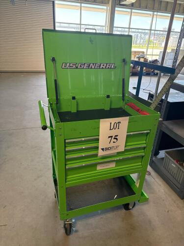US GENERAL ROLLER CART TOOL CABINET (LOCATION: BACKROOM GIGAFACTORY)