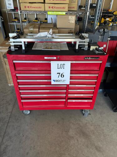 US GENERAL 13 DRAWER ROLL CABINET (LOCATION: BACKROOM GIGAFACTORY)