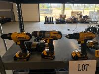 (5) DEWALT DRILLS W/ 2 CHARGERS (LOCATION: BACKROOM GIGAFACTORY) - 2