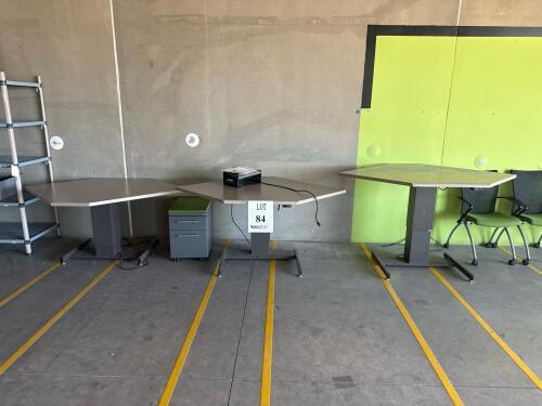 (3) ADJUSTABLE LIFT TABLES 47&rdquo;x 67&rdquo;x 39&rdquo; (LOCATION: BACKROOM GIGAFACTORY)