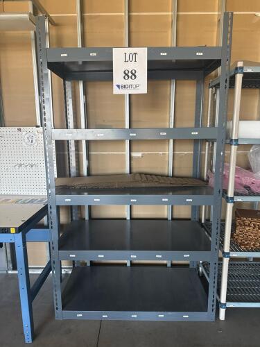 (2) METAL RACKS (LOCATION: BACKROOM GIGAFACTORY)