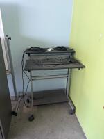 UPLIFT DESK 60&rdquo;X29&rdquo;X48&rdquo;MAX HEIGHT; (1) HP MONITOR AND (1) DELL MONITOR; OFFICE CHAIR; WHITE BOARD, MOBILE WORK STATION, 4 DRAWER FILE CABINET<br/>[NO POWER SUPPLY] (LOCATION: BACKROOM GIGAFACTORY) - 2