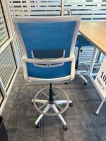 CONFERENCE TABLE 72&rdquo; x 42&rdquo; x 42&rdquo; W/ (4) ARMLESS OFFICE CHAIRS<br/>(2ND FLOOR OFFICE, STAIRS ONLY, IN GIGAFACTORY) - 4
