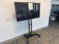 LG 55&rdquo; TV W/ MOBILE MOUNT NO CONTROL MODEL: 55UK6090PUA<br/>(2ND FLOOR OFFICE, STAIRS ONLY, IN GIGAFACTORY)