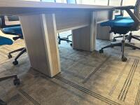 CONFERENCE TABLE 120&rdquo; x 42&rdquo; x 29&rdquo; W/ (9) OFFICE CHAIRS<br/>(2ND FLOOR OFFICE, STAIRS ONLY, IN GIGAFACTORY) - 2
