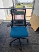 CONFERENCE TABLE 120&rdquo; x 42&rdquo; x 29&rdquo; W/ (9) OFFICE CHAIRS<br/>(2ND FLOOR OFFICE, STAIRS ONLY, IN GIGAFACTORY) - 5