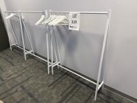 (4) METAL COAT RACKS<br/>(2ND FLOOR OFFICE, STAIRS ONLY, IN GIGAFACTORY)