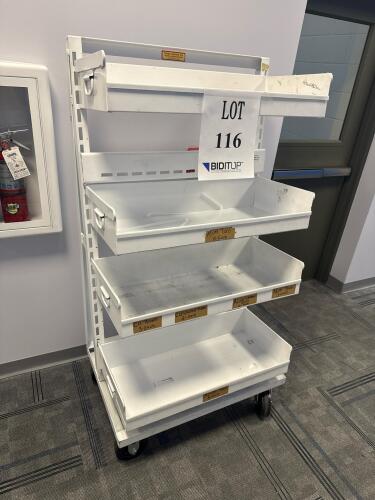 MOBILE PARTS RACK<br/>(2ND FLOOR OFFICE, STAIRS ONLY, IN GIGAFACTORY)