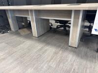 (2) CONFERENCE TABLES 120&rdquo; x 48&rdquo; x 29&rdquo; W/ (15) OFFICE CHAIRS<br/>(2ND FLOOR OFFICE, STAIRS ONLY, IN GIGAFACTORY) - 2