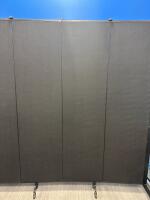 (2) SCREENFLEX PORTABLE ROOM DIVIDERS 246&rdquo; x 88&rdquo;<br/>(2ND FLOOR OFFICE, STAIRS ONLY, IN GIGAFACTORY) - 2