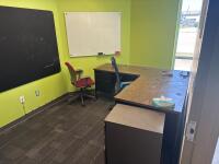 (2) OFFICE DESK W/ OFFICE CHAIRS AND CONTENT (LOCATION: BACKROOM GIGAFACTORY) - 3