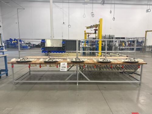 WOODTOP WORK STATION <br/>180&rdquo;X60&rdquo;X62&rdquo;<br/>[LOCATION: GIGAFACTORY]