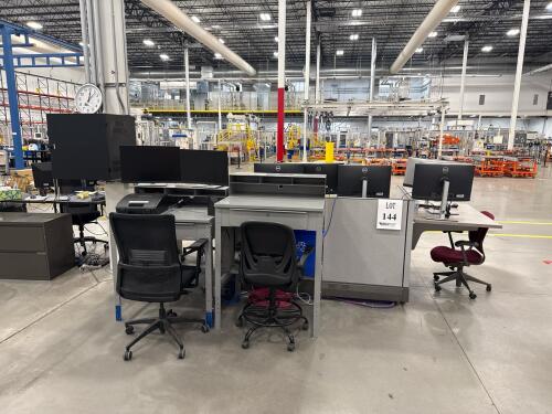 (3) TABLES, (4) OFFICE CHAIRS, (2) SHOP DESK<br/>[LOCATION: GIGAFACTORY]