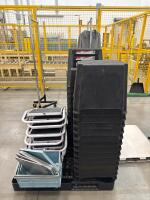 LOT OF ASSORTED FOLDING TABLES, RACKS AND STEP STOOLS<br/>(LOCATION: FORMATION) - 2