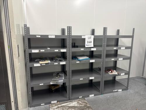 (5) SECTIONS OF ASSORTED SHELVING<br/>(LOCATION: CELL ASSEMBLY LINE 1 WEST WALL ENTRANCE)