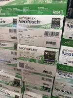 LOT OF ASSORTED CHEMICAL RESISTANT GLOVES XS-XL, FLOOR MARKERS, DAYTON PLATFORM TRUCK<br/>[LOADING DOCK] - 3