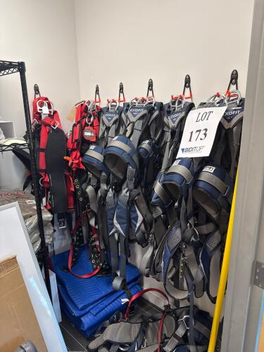 LOT OF 3M AND EXOFIT HARNESSES [FRONT OFFICE STORAGE ROOM C125]