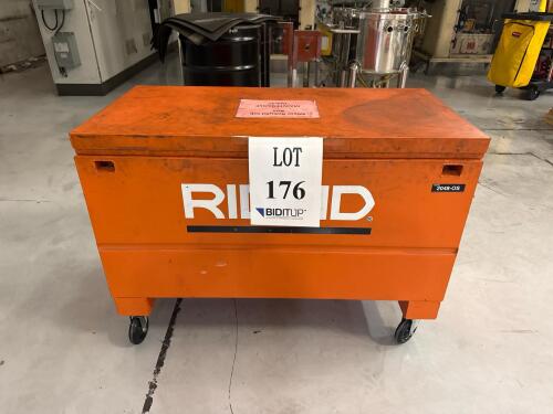 RIDGID STORGE CHEST W/ CONTENT<br/>(LOCATION: ANODE MIXING)