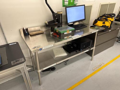 Stainless steel work Bench